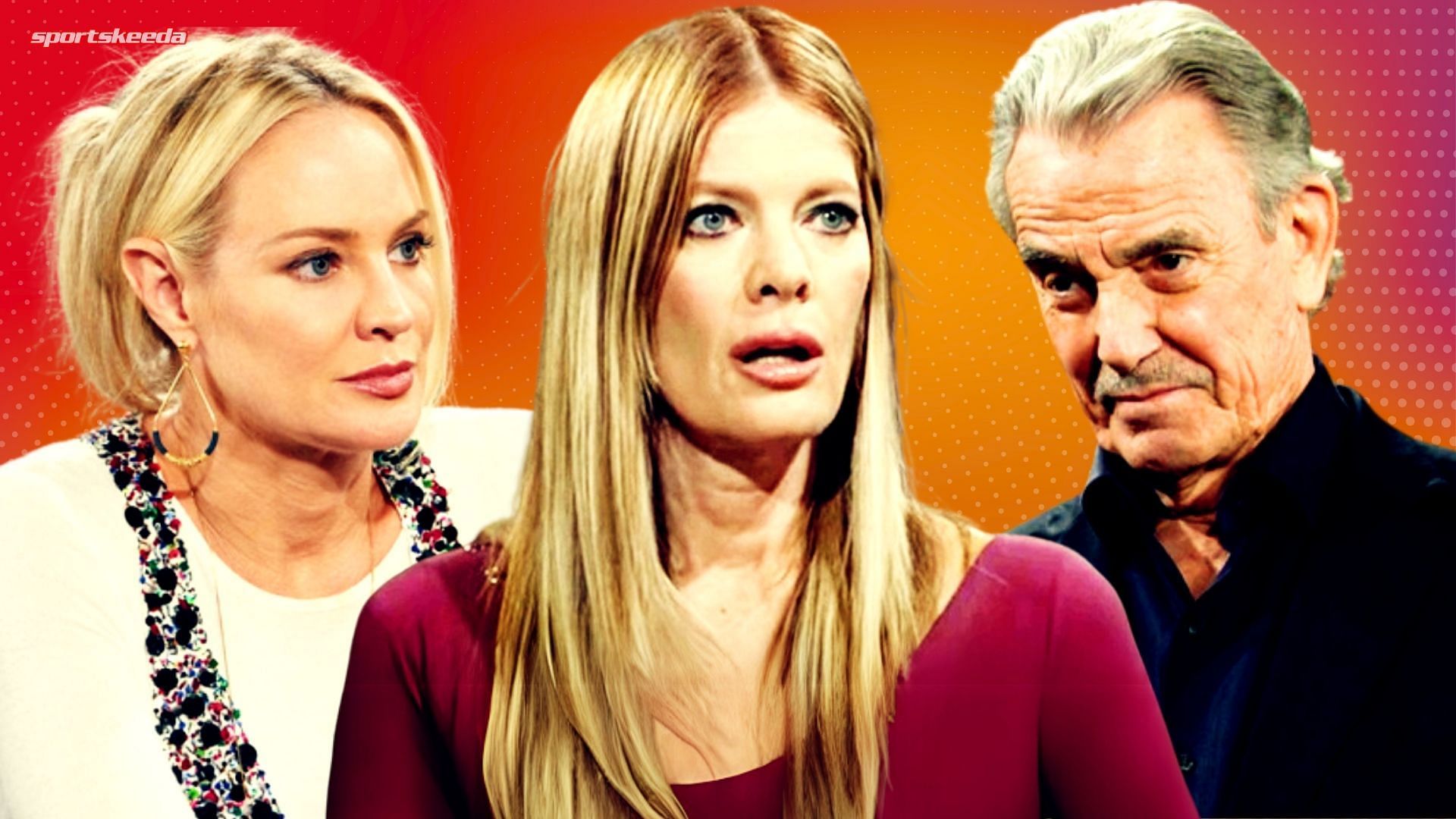 Sharon, Phyllis and Victor on The Young and the Restless (Custom edit by Sportskeeda, Original Image [CBS])