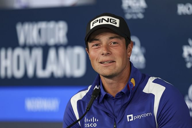 Viktor Hovland visits famous Hollywood movie spot ahead of the Memorial Tournament