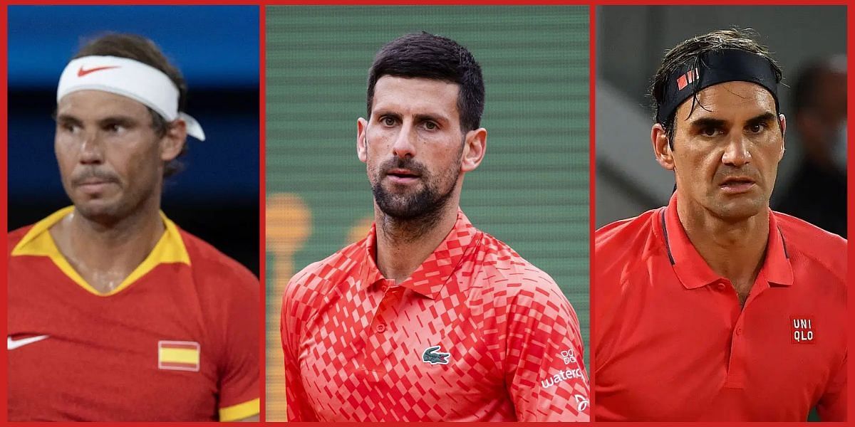 Rafael Nadal, Novak Djokovic and Roger Federer (Source: Getty)