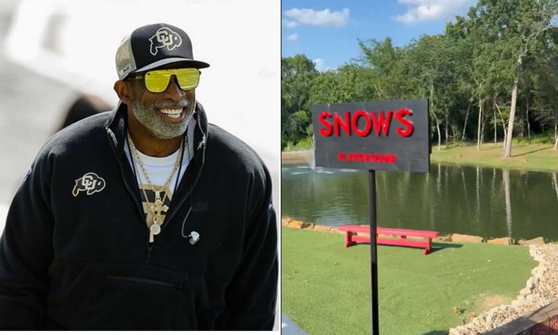 Snow gets private lakeside playground. (Image credit: Imagn &amp; Deiondra Sanders