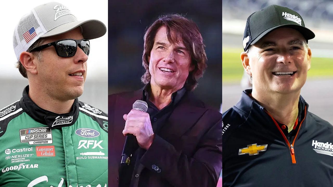 Brad Keselowski, Tom Cruise, Jeff Gordon