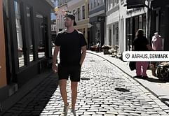 Days after USA's prelims round win, Jeremy Swayman and girlfriend Alessandra stroll scenic spots in Denmark