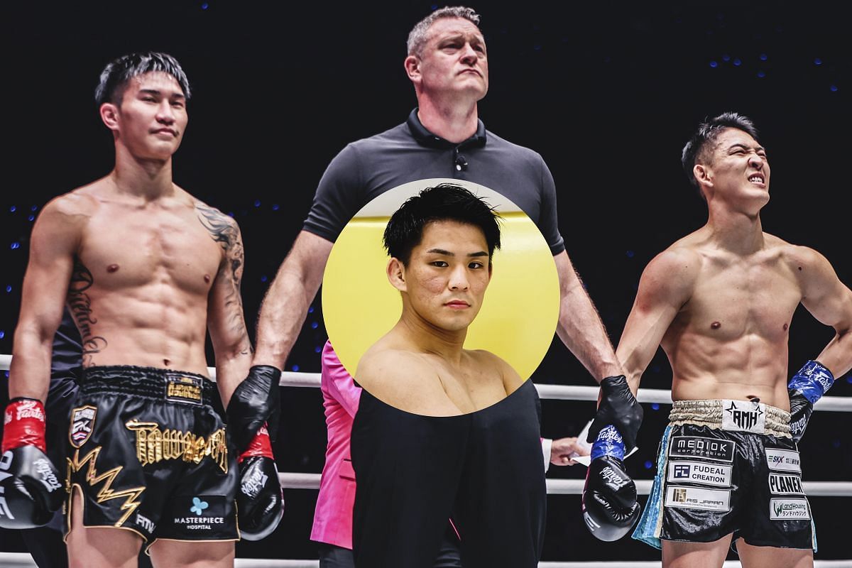 Tawanchai PK Saenchai, Yuki Yoza, Masaaki Noiri - Photo by ONE Championship