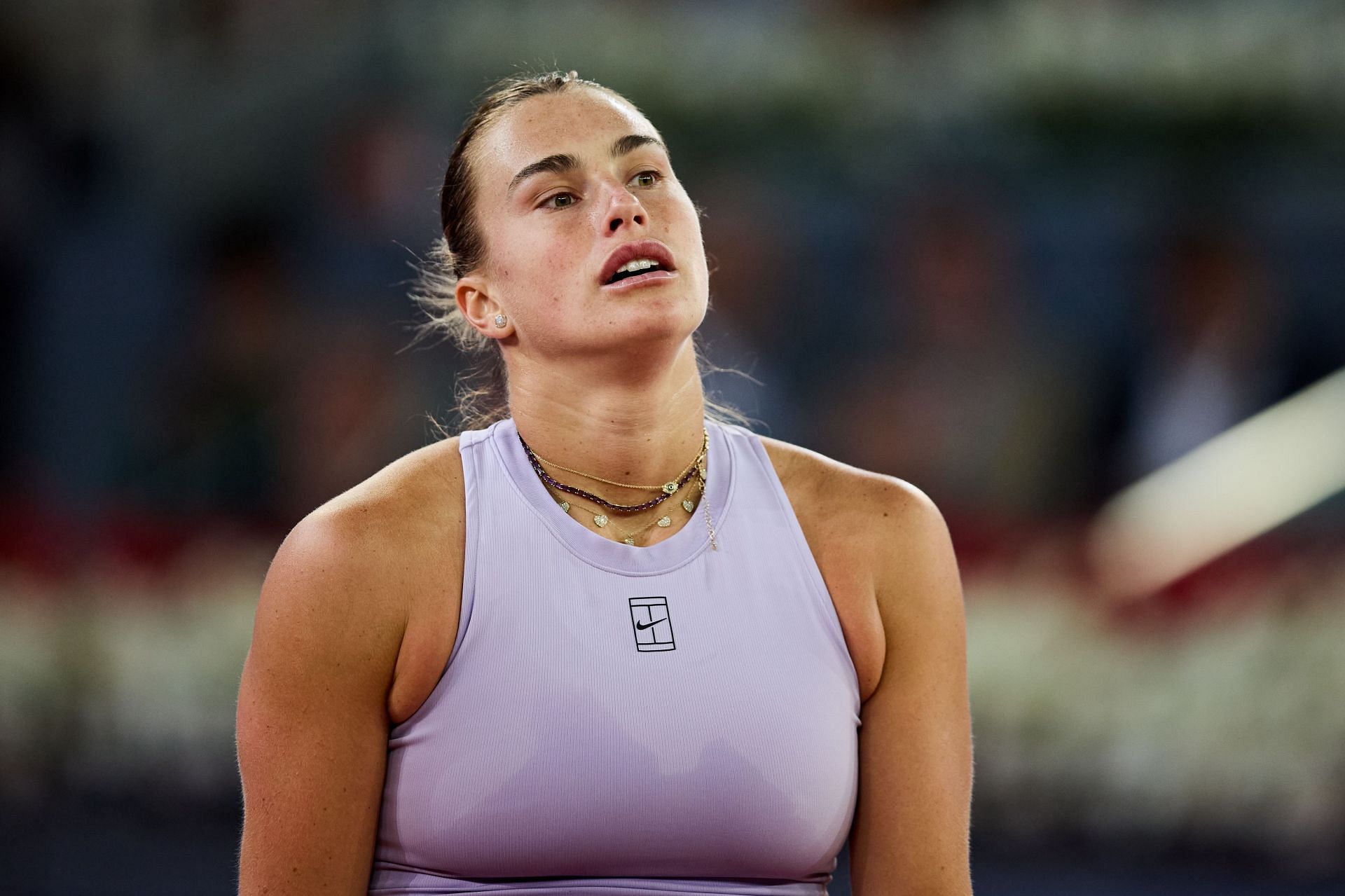 Aryna Sabalenka at the 2025 Madrid Open. Image: Getty