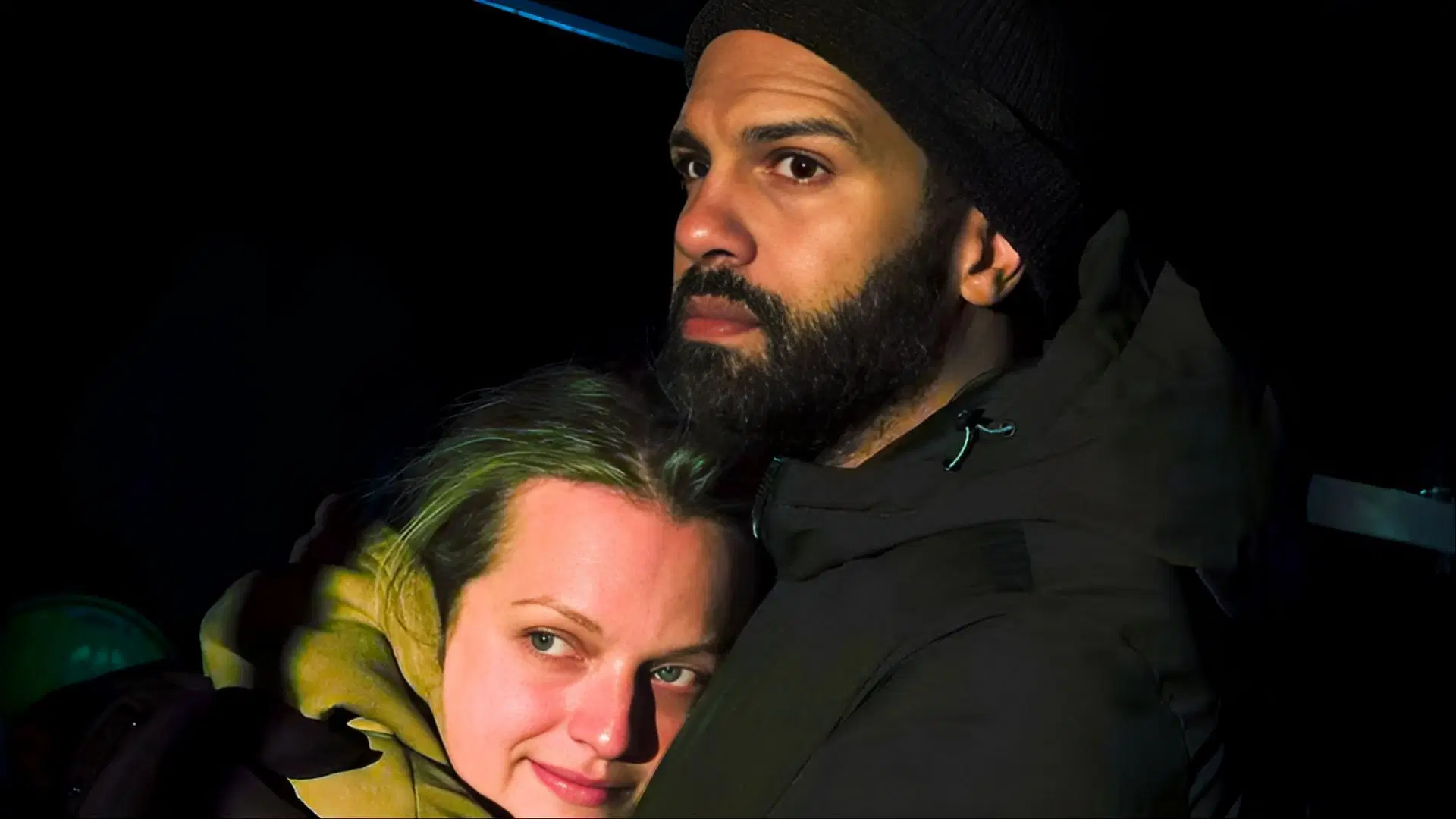 June and Luke share a quiet goodbye in The Handmaid&rsquo;s Tale season 6 finale. (Image via Hulu)