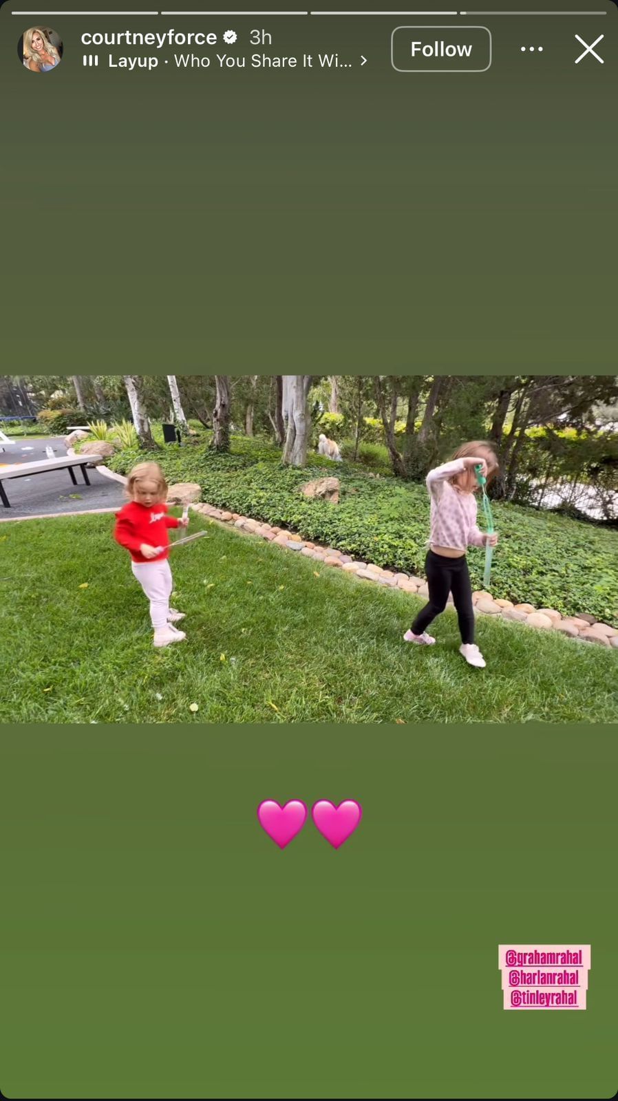 Image via Instagram (@courtneyforce)