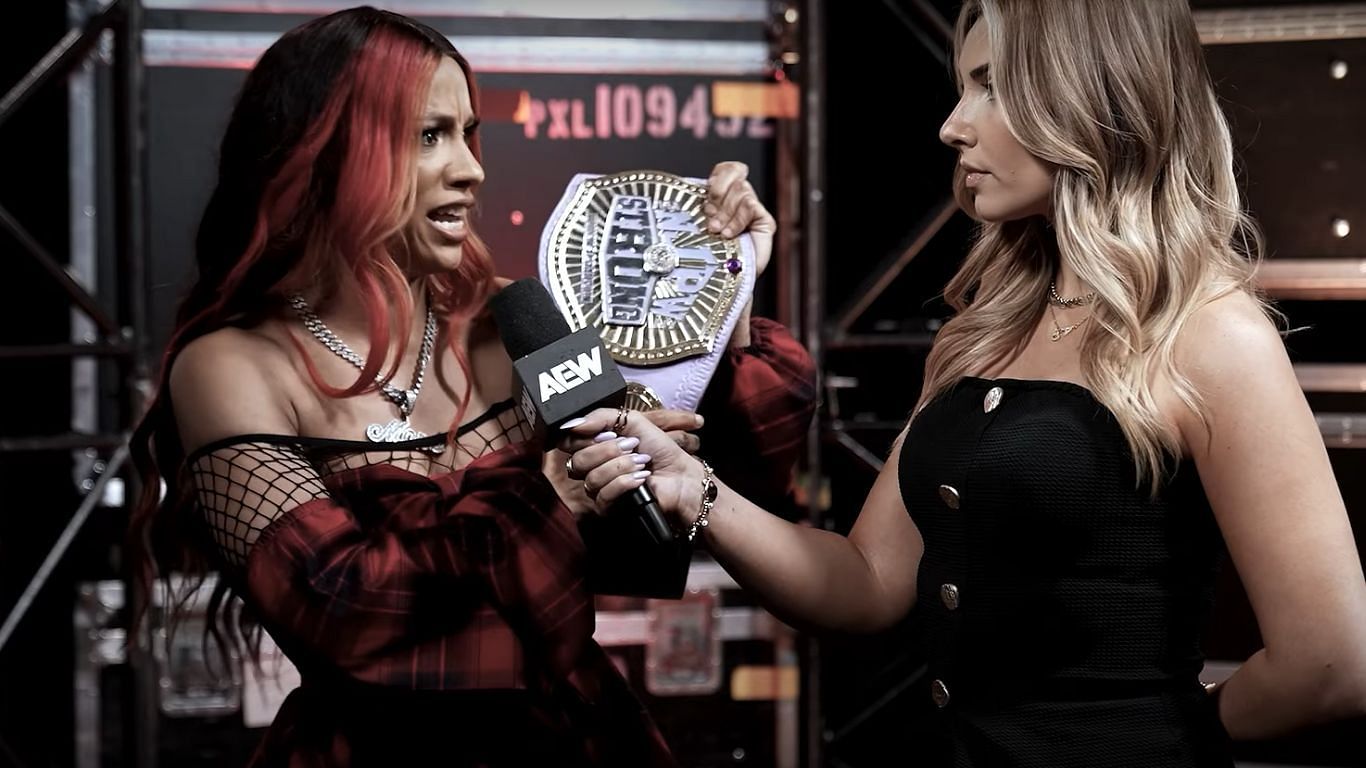 Mercedes Mone in the buildup to NJPW resurgence [image from NJPW Youtube] 