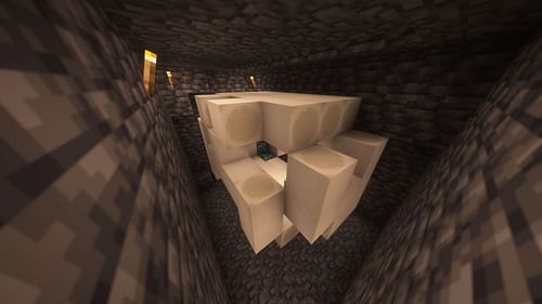 Overworld fossils are extremely hard to find (Image via Sportskeeda Gaming || Mojang Studios)