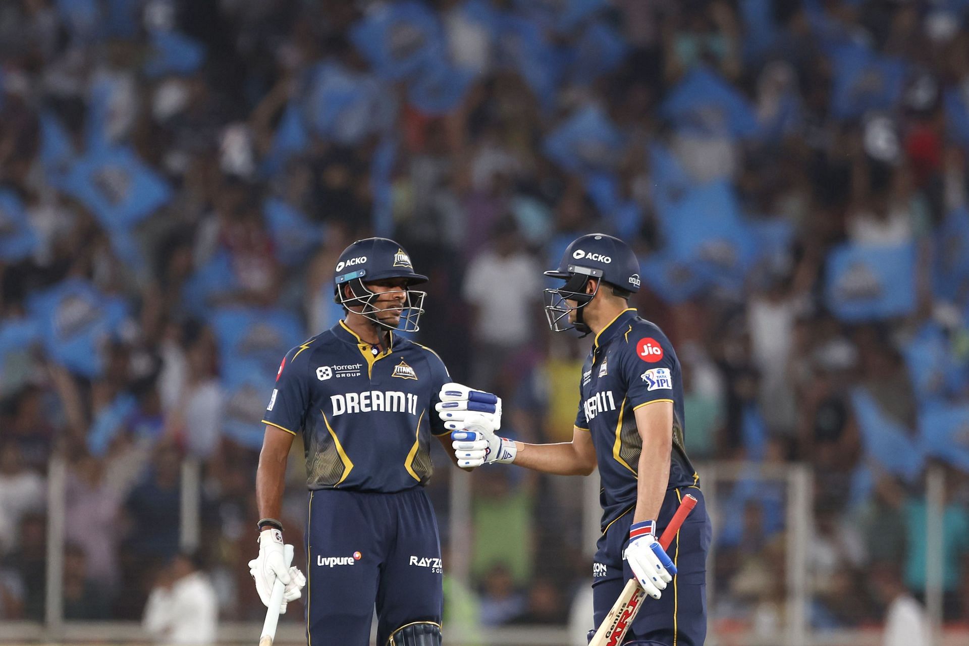 Shubman Gill and Sai Sudharsan for Gujarat Titans [Getty Images]