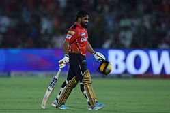 Prabhsimran Singh is knocked over for 18-ball 28 as he attempts a paddle sweep off Vipraj Nigam in PBKS vs DC IPL 2025 match