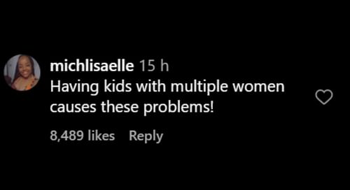 A netizen discusses the rapper's Instagram story about his children. (Image via Instagram/@theshaderoom)