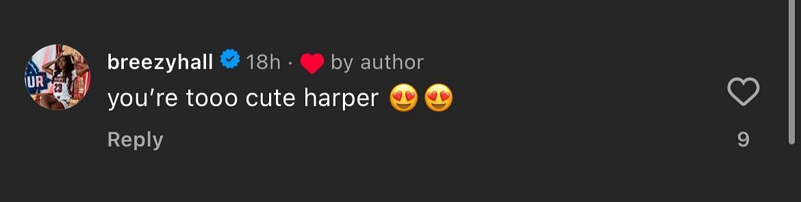 Still taken from Murray&#039;s Instagram (Source: @harpermurrayy/Instagram)