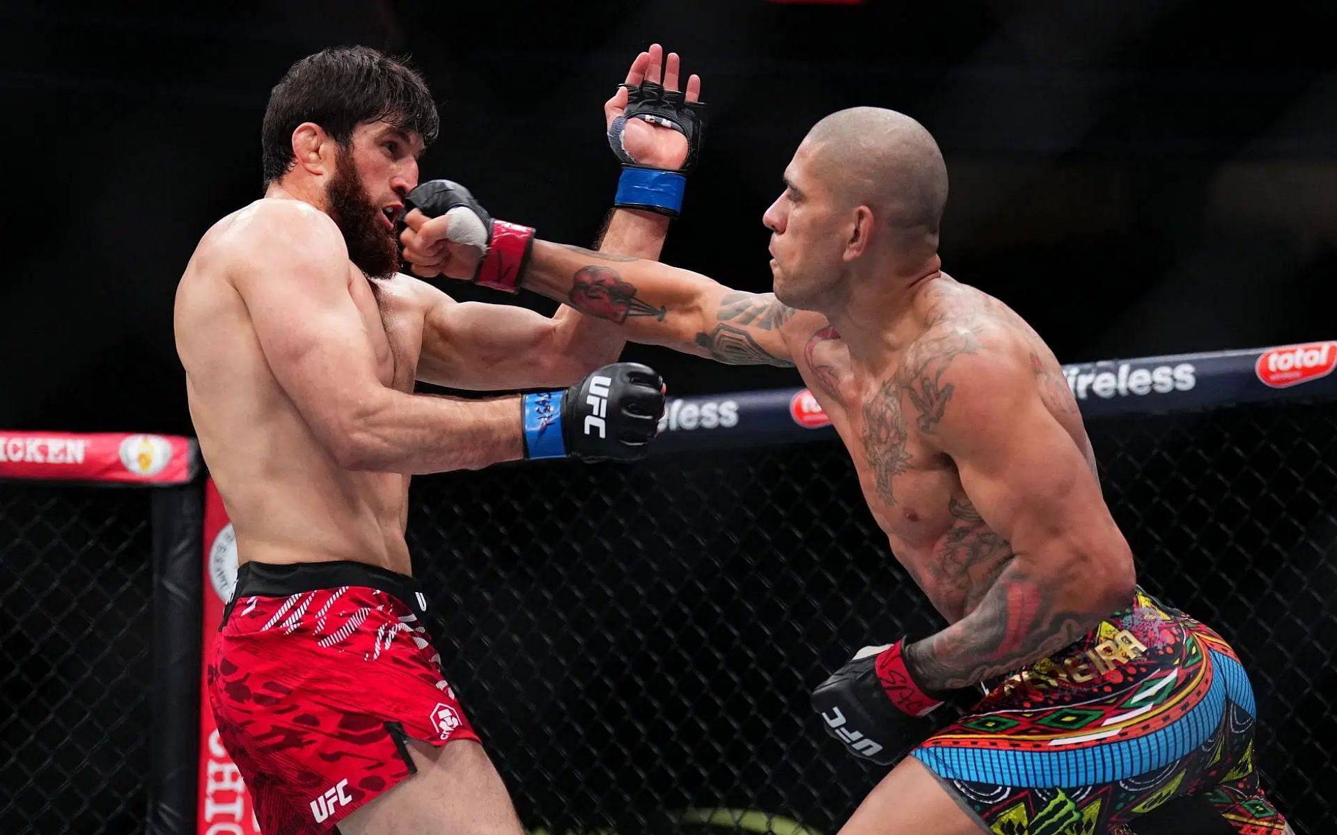 Fans react to Magomed Anklaev taunting Alex Pereira on X [Image courtesy: Getty Images]