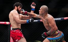 "Chama is done" - Fans react to Magomed Ankalaev's "scared" taunt at Alex Pereira