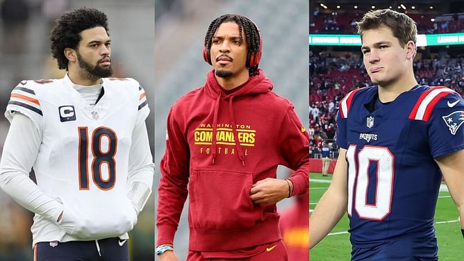NFL analyst claims Caleb Williams will make a bigger jump than Jayden Daniels, Drake Maye in 2025
