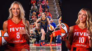 Caitlin Clark and Lexie Hull drop heartfelt reactions as Sophie Cunningham storms the tunnel walk in style