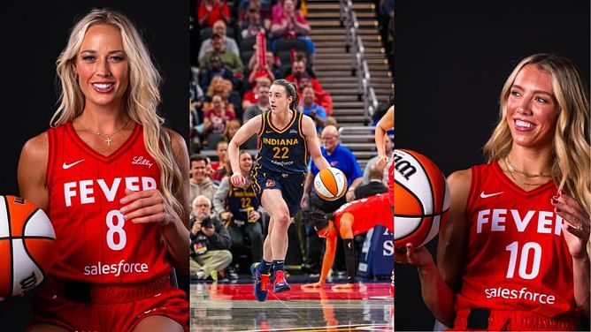 Caitlin Clark and Lexie Hull drop heartfelt reactions as Sophie Cunningham storms the tunnel walk in style