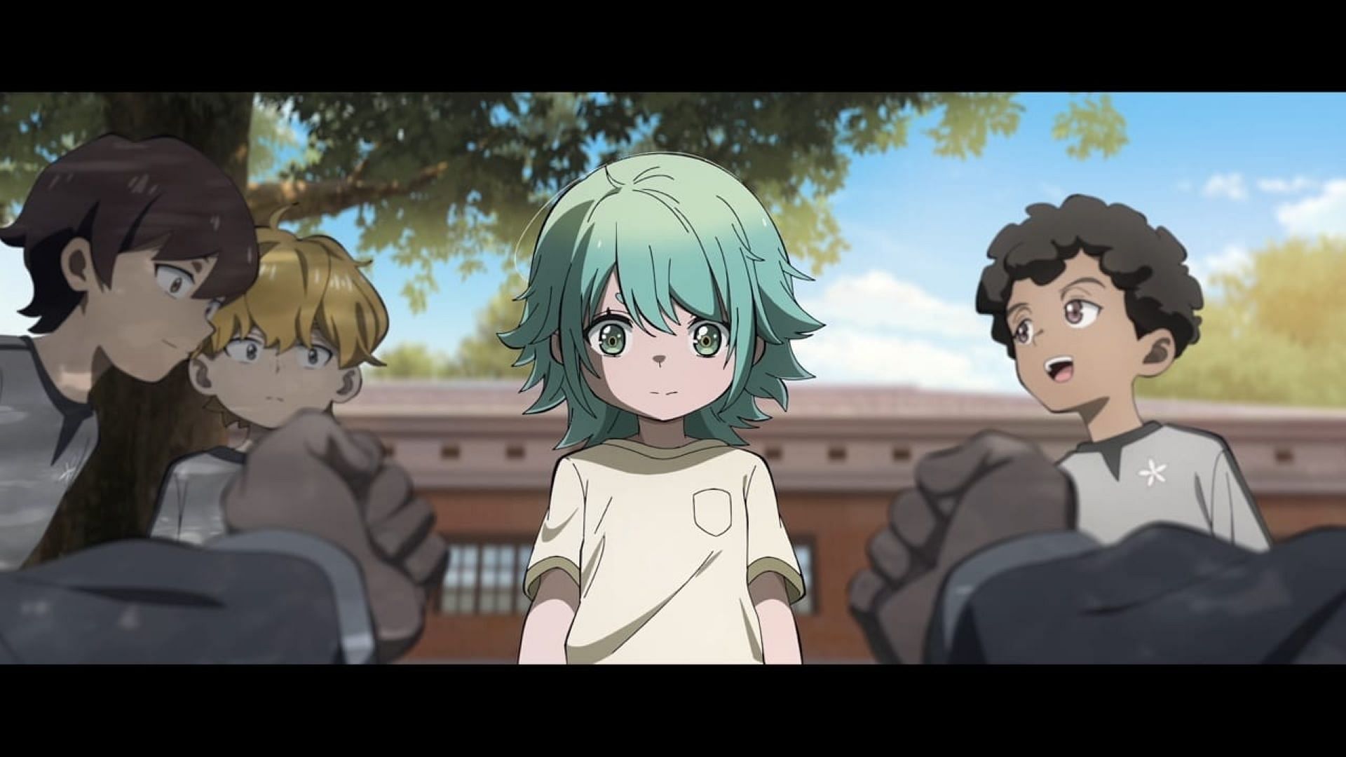 Cyan, as seen in the orphanage (Image via Pb Animation/LAN Studio/Paper Plane Animation)