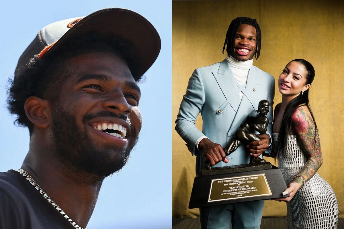 Did Shedeur Sanders attend Travis Hunter and Leanna Lenne
