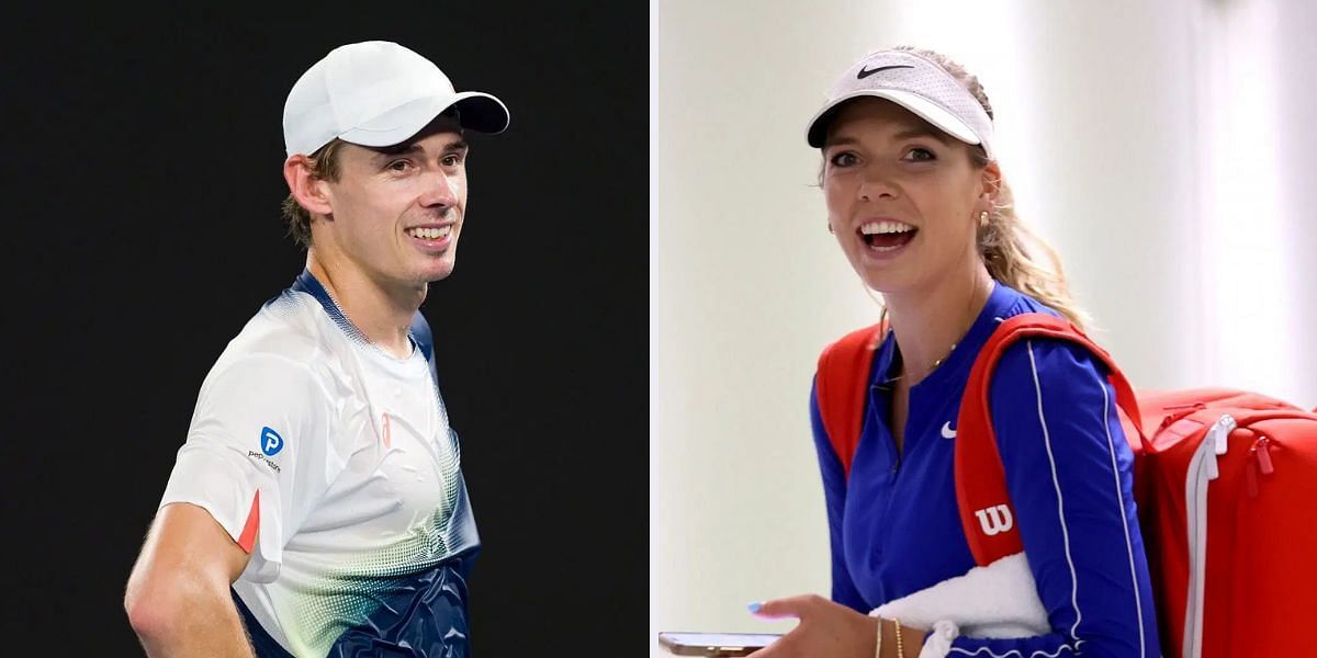 Katie Boulter jokes about making fianc&eacute; Alex de Minaur &quot;jealous&quot; by kissing trophy after winning Clarins Open 2025 | Image Source: Getty