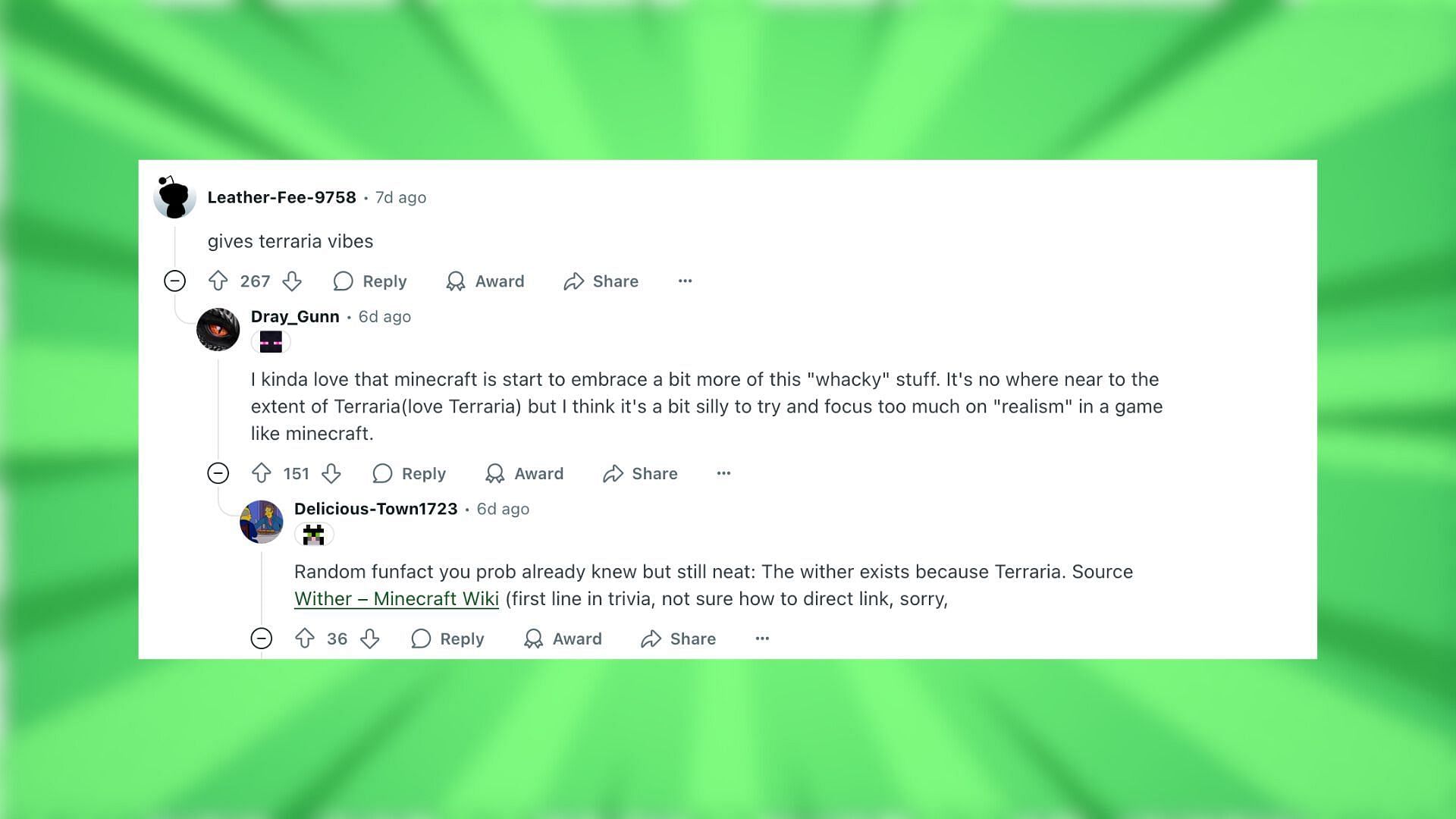 Redditors react to the cloud texture change (Image via Reddit)