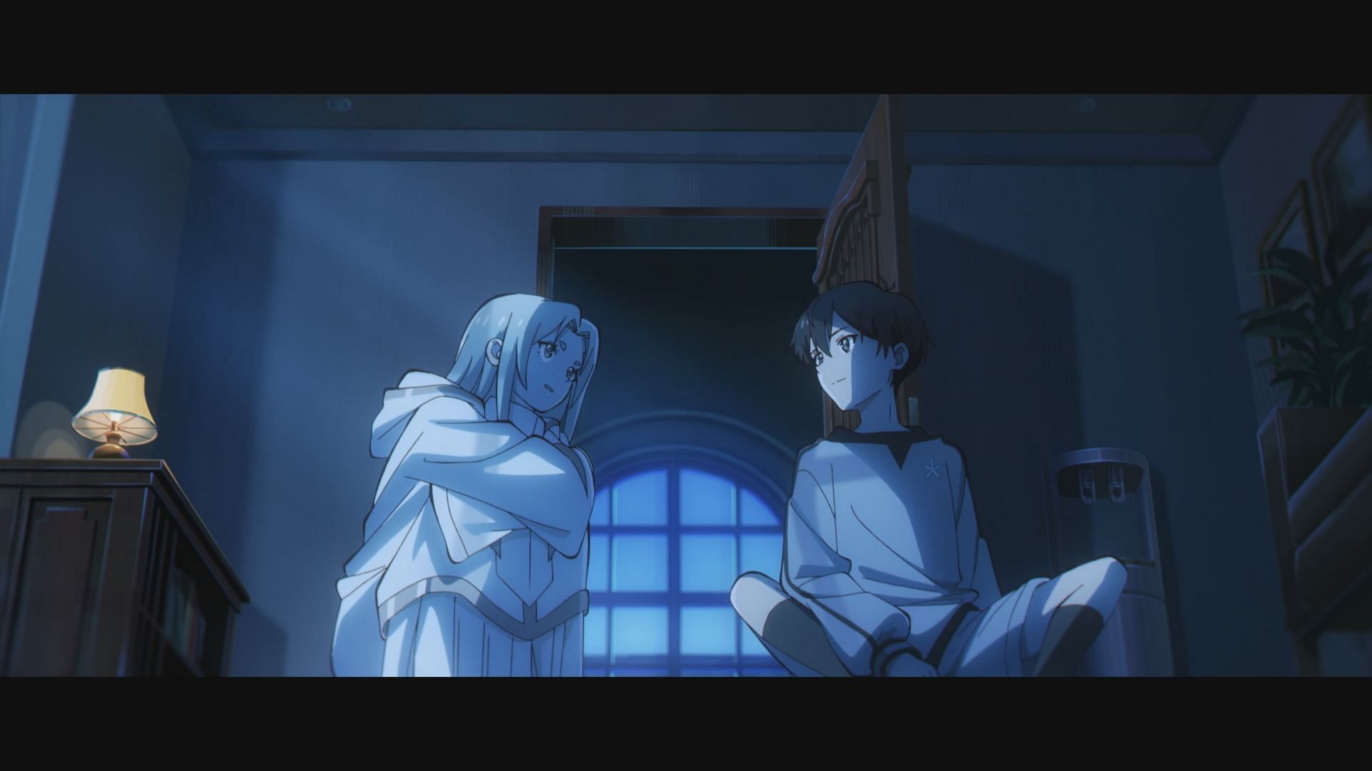 Cyan and Luo&#039;s first encounter (Image via Pb Animation, LAN Studio, Paper Plane Animation Studio)