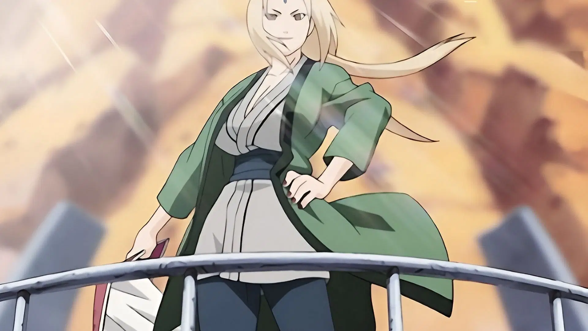Still of Tsunade (Image via Studio Pierrot)