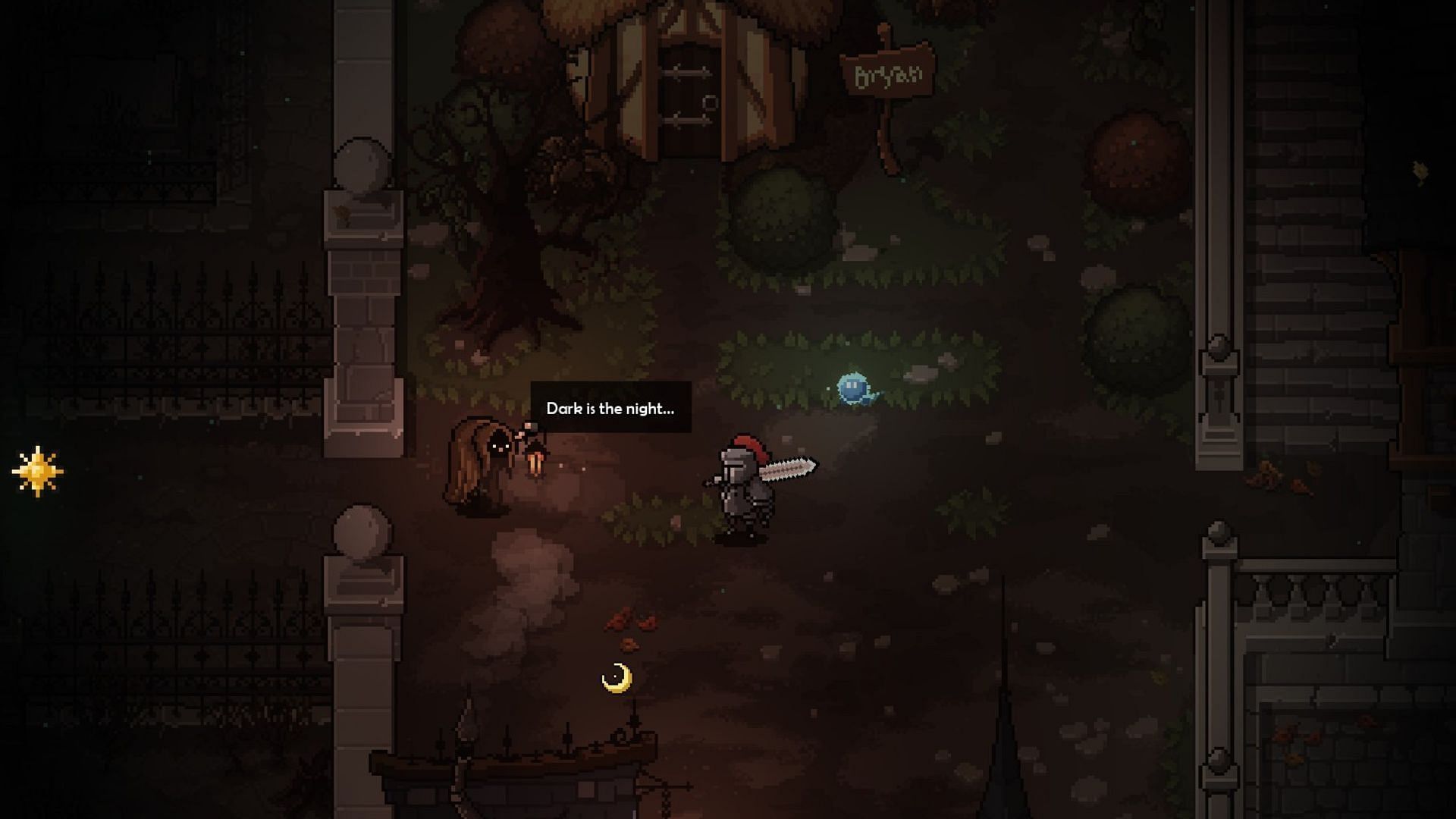 The Mighty Knight and Pedro (Image via Slormite Studios)