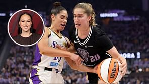 Kamala Harris’ niece sends message as she glams up in Valkyries colors for WNBA history at Chase Center