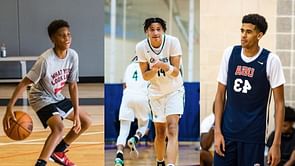 WATCH: Chris Paul II, Bentley Lusakueno & Mason Collins showed off their chemistry at CP3 EYBL 15U