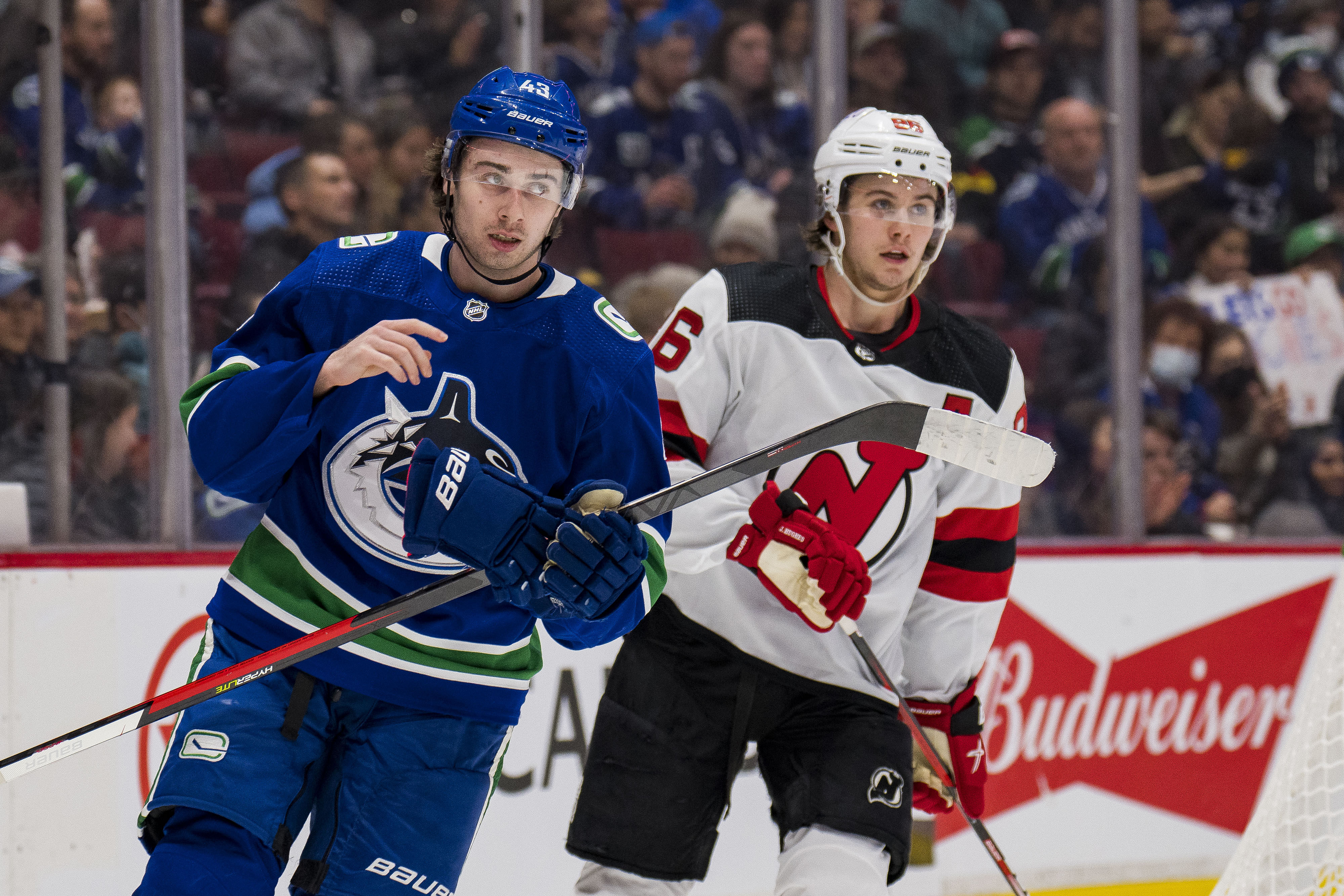 NHL: New Jersey Devils at Vancouver Canucks - Source: Imagn