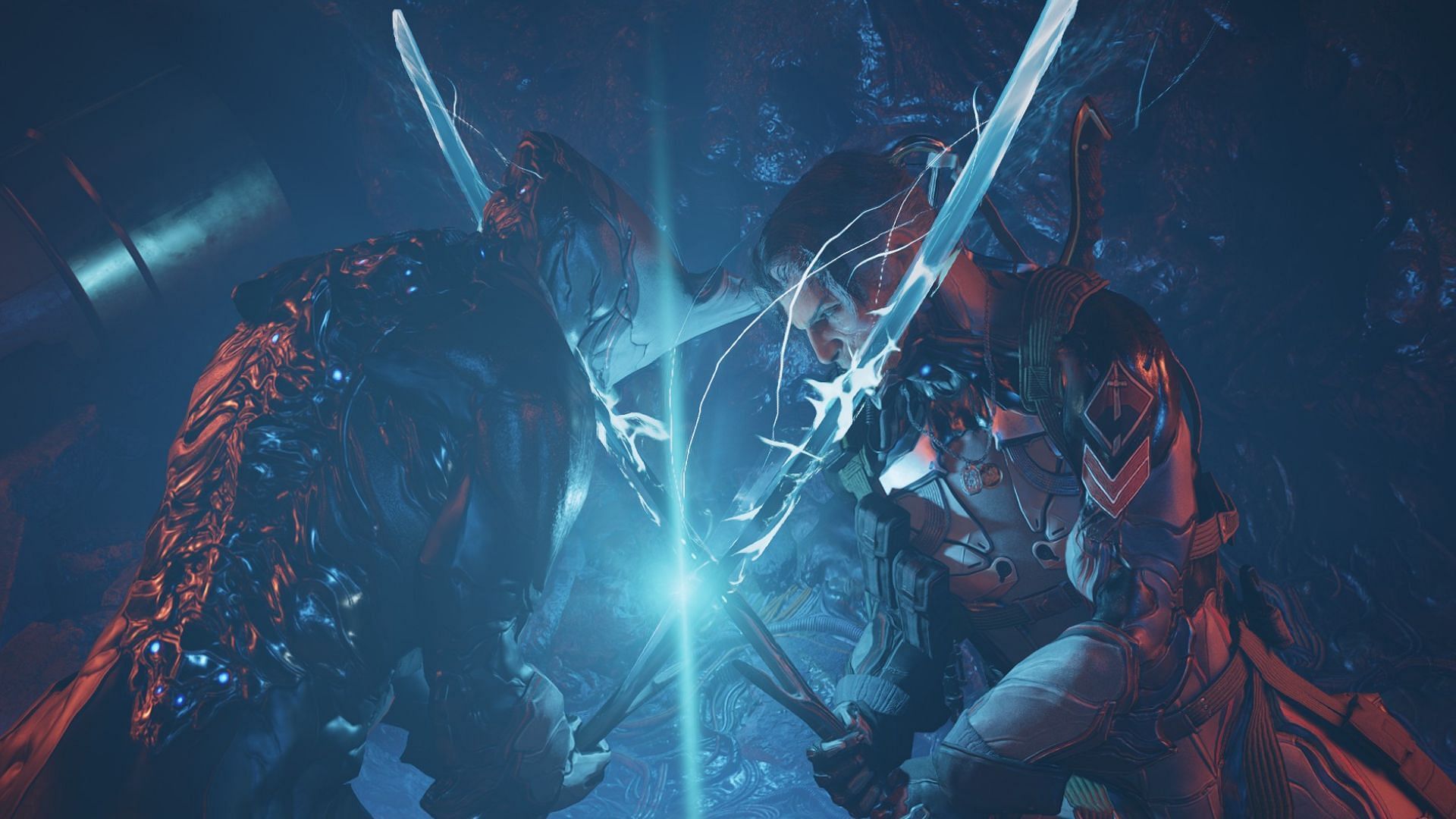 Excalibur vs Arthur (Image via Digital Extremes)