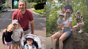 In Photos: J.T. Miller enjoys family day out with his wife Natalie and three kids in NYC zoo