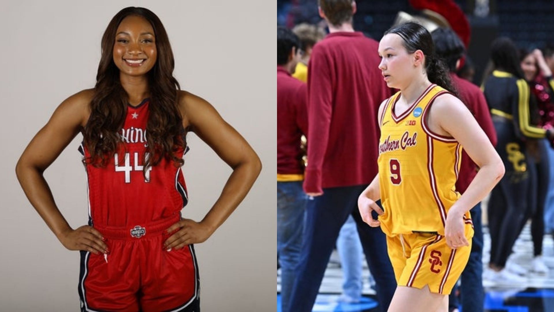 Kiki Iriafen and Kayleigh Heckel. Source: Imagn