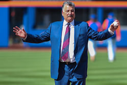 Mets legend Keith Hernandez and fellow sportscaster engage in playful banter over Cardinals uniforms
