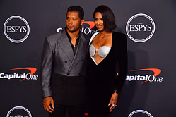 Russell Wilson gushes over wife Ciara's charismatic red carpet appearance at AMAs 2025