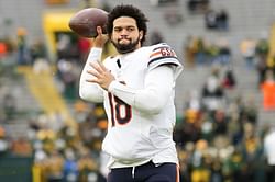 "This isn't a talent thing" - Ex-Cowboys OL jokes about downgrading Caleb Williams' Madden rating