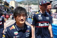 Yuki Tsunoda and Max Verstappen during the Monaco Grand Prix - Source: Getty
