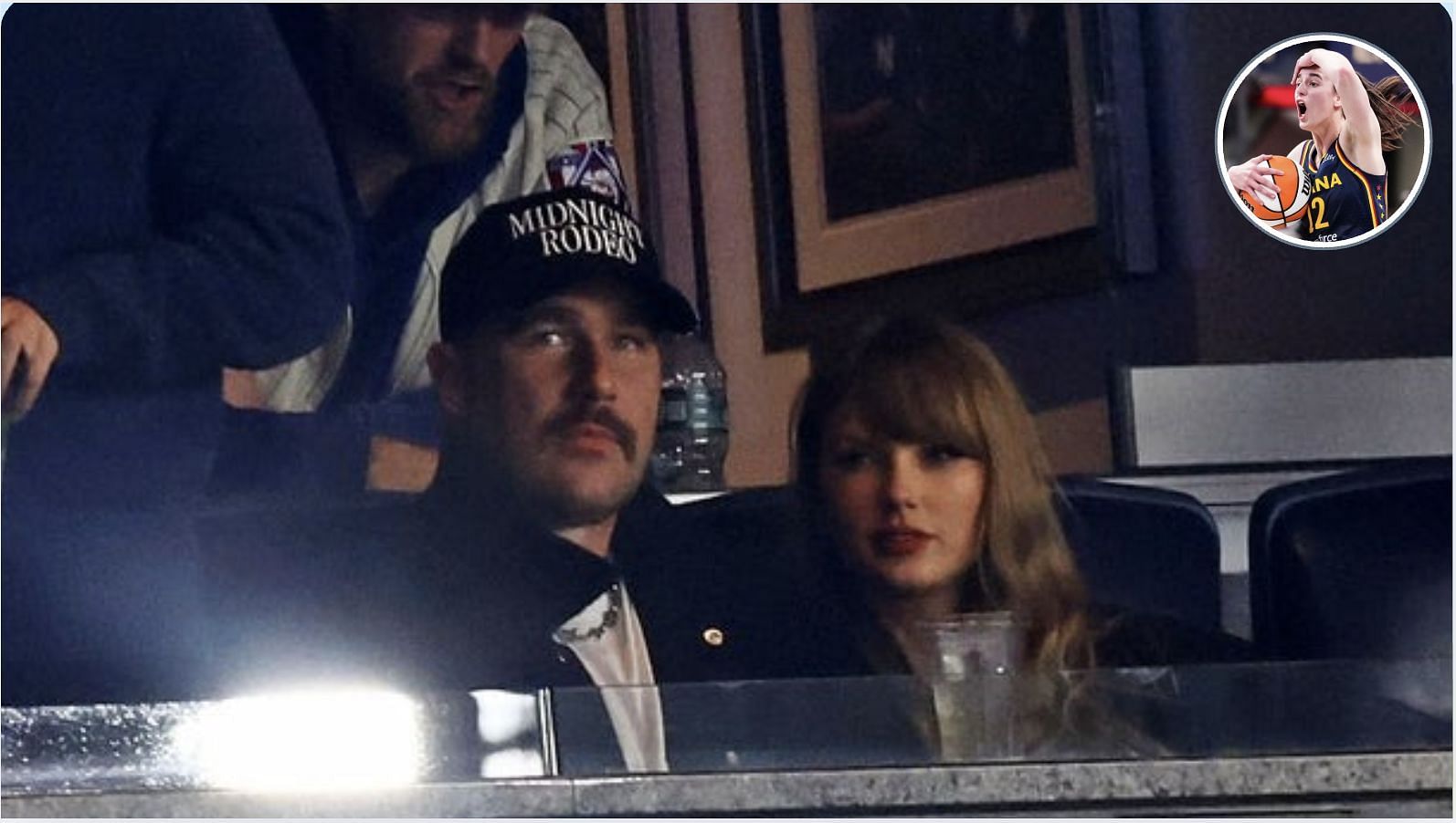Travis Kelce, Taylor Swift, Caitlin Clark