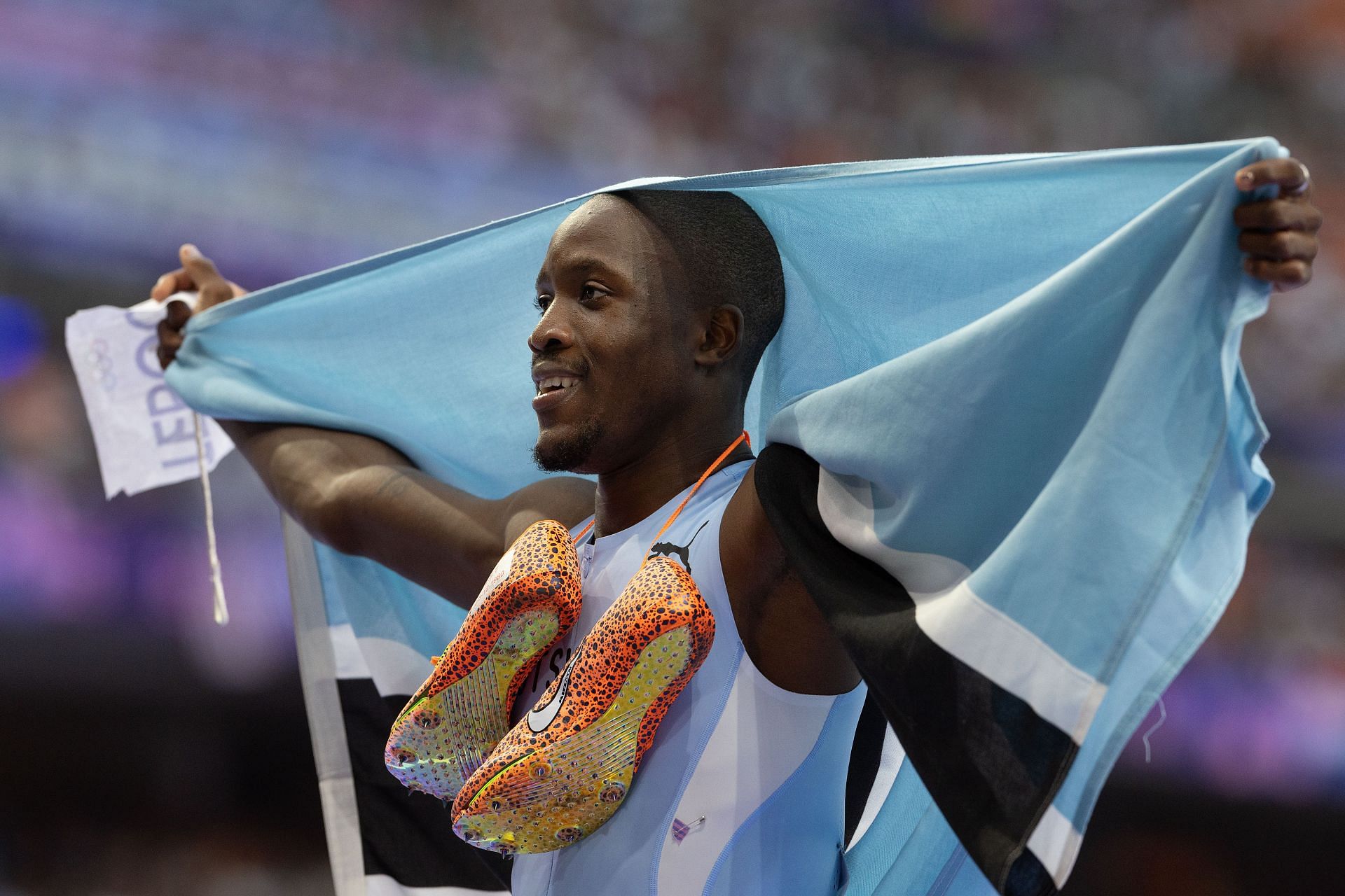 Letsile Tebogo at Paris Olympics [Image Source : Getty]