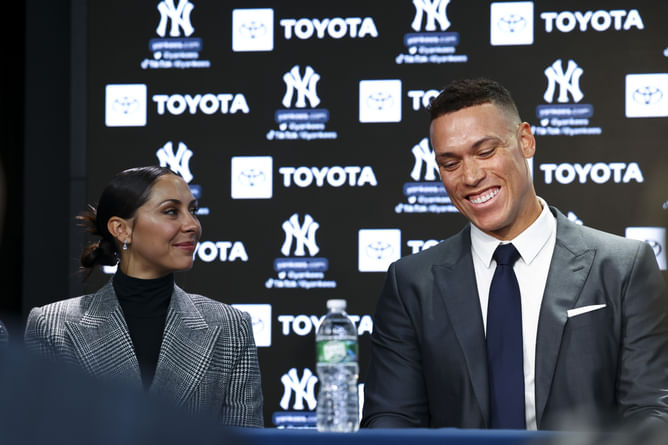 Aaron Judge sends heartfelt message for wife Samantha on Mother's Day