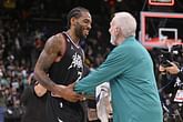 Kawhi Leonard salutes Gregg Popovich’s legacy and influence in heartfelt manner: "Coached until pretty much he couldn't"
