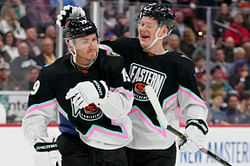 WATCH: Matthew & Brady Tkachuk parents reveal their unique TV setup to watch sons' game together