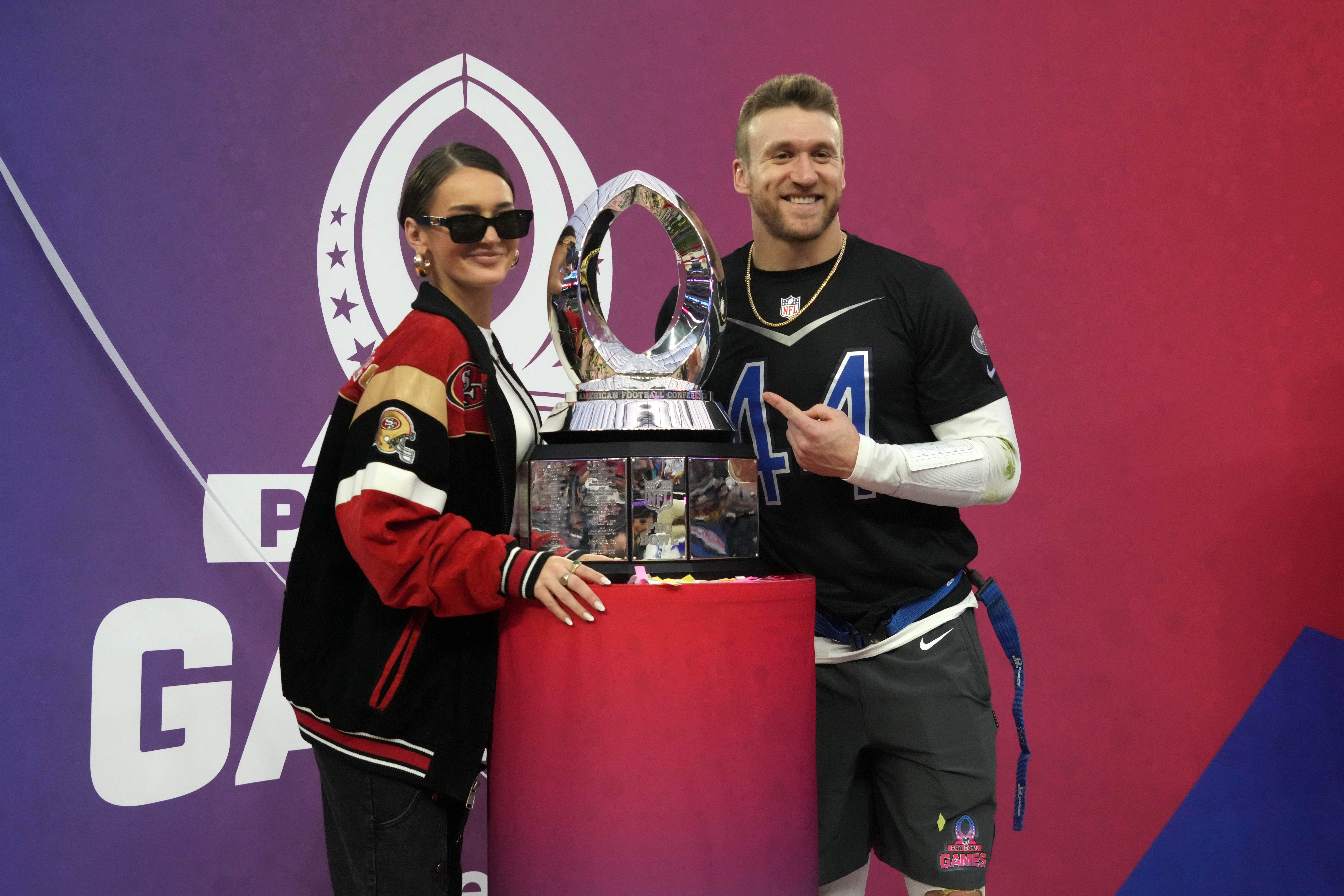 Kyle Juszczyk's wife Kristin has a 4-word reaction after 49ers release 2025 NFL season schedule