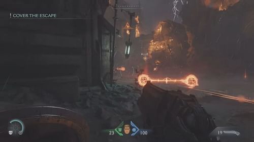 Red indicator attacks (Image via Bethesda Softworks)
