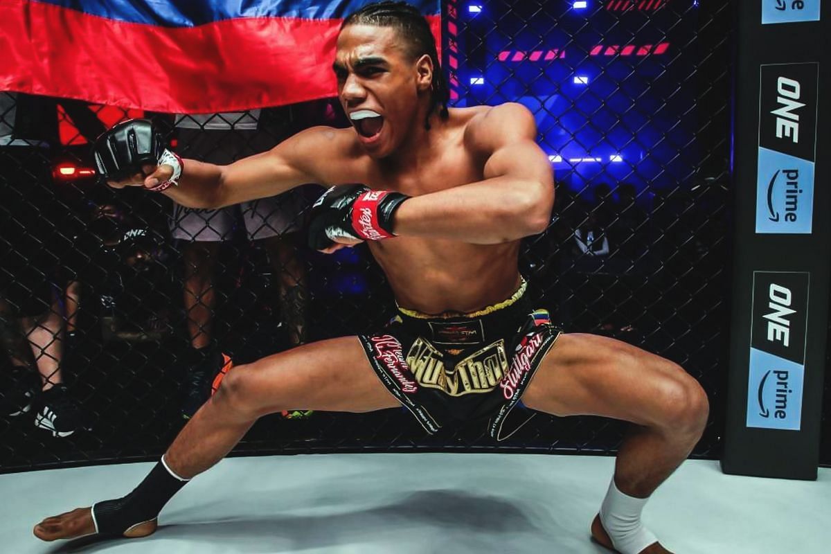 Johan Estupinan (pictured) has stayed undefeated across five appearances in ONE Championship.