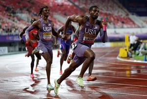 Team USA athlete shares first thoughts about baton exchange mishap at World Athletics Relays