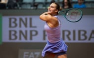 Sabalenka in action at the Italian Open - Day Seven - Source: Getty