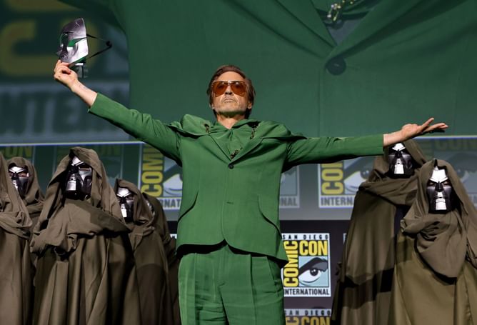 “Only he can save Marvel”- Netizens react as Robert Downey Jr. shares a photo from the set of ‘Avengers: Doomsday’