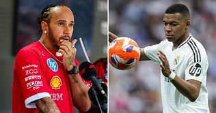 F1 meets Football as Sir Lewis Hamilton and Real Madrid star Kylian Mbappe team up for an EA Sports event